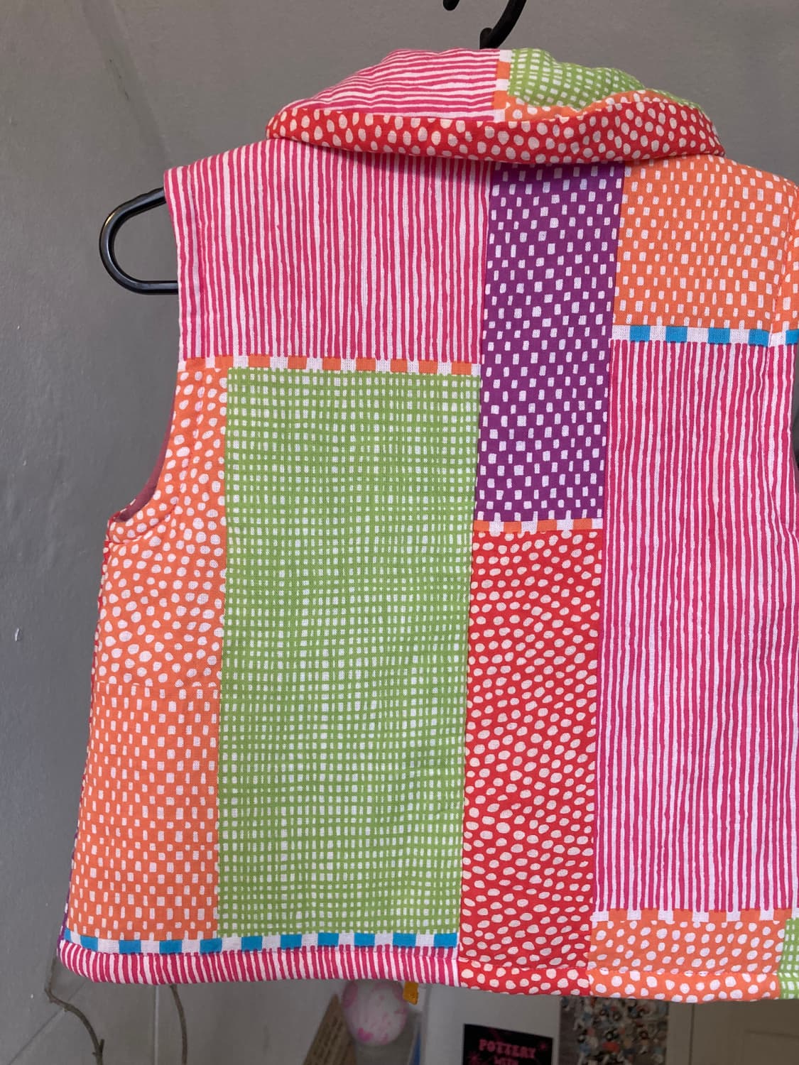 *KIDS* 패턴 패딩 베스트 상품이미지6