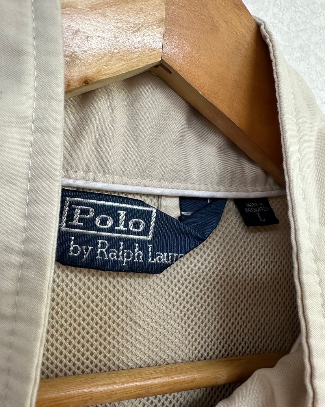 (L)폴로 반집업 블루종-M2124 상품이미지5