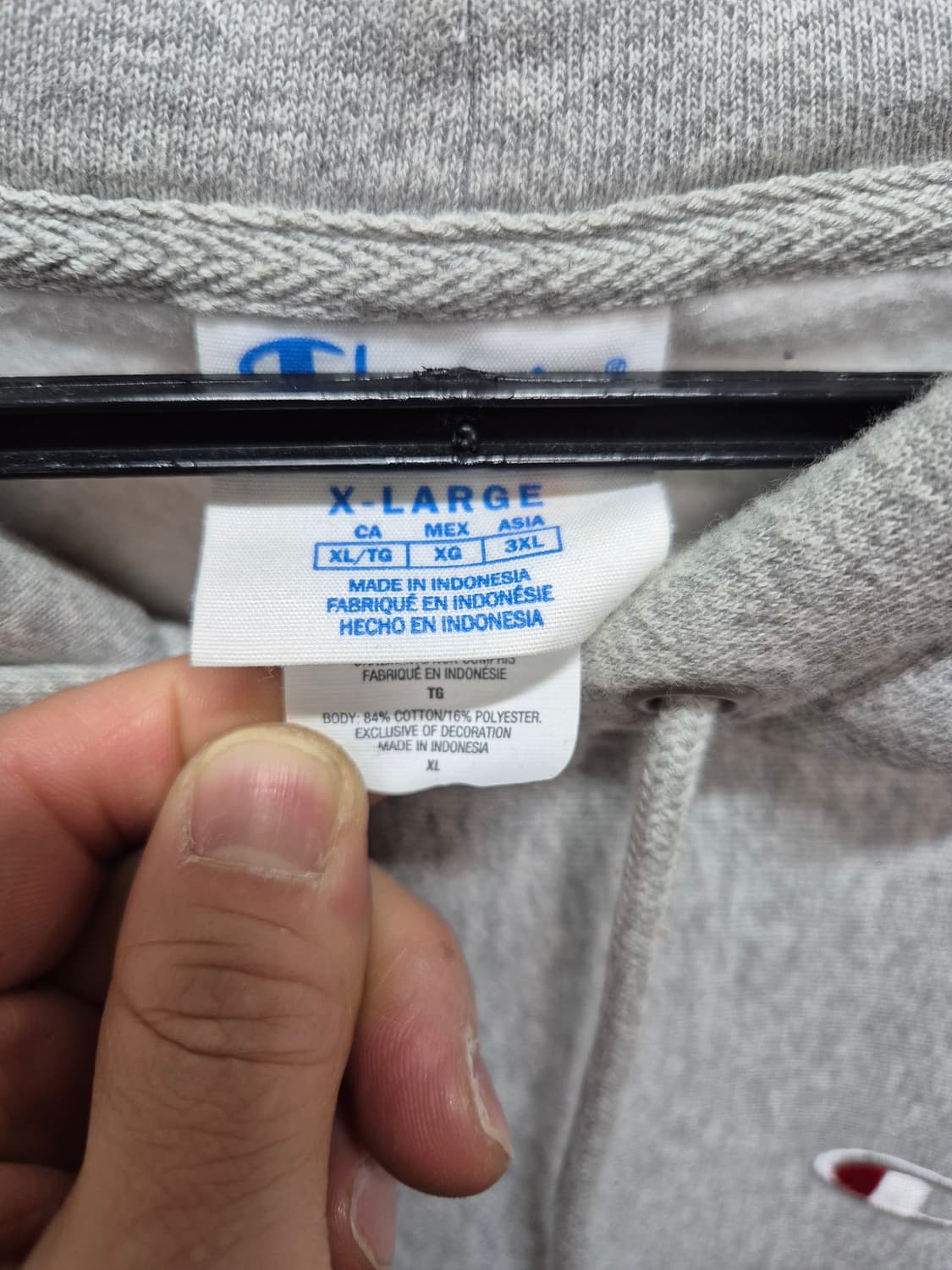 챔피온 리버스위브 후드티 상품이미지3