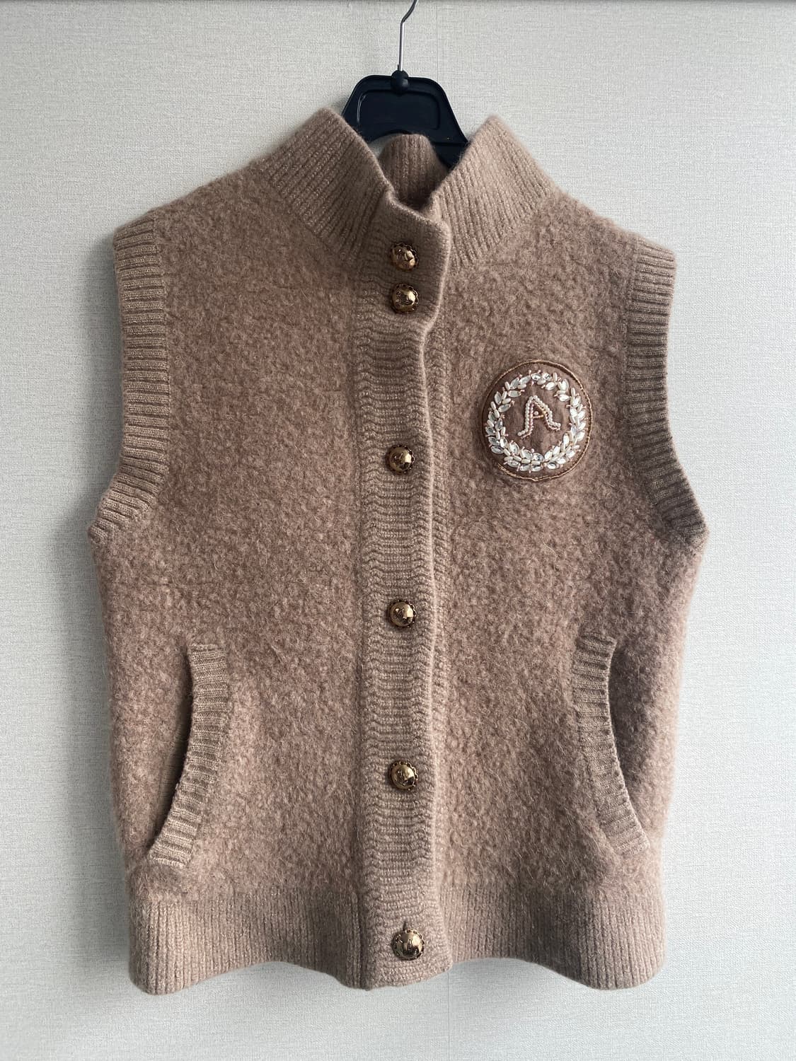 ANNA SUI 양모 니트 조끼 상품이미지1