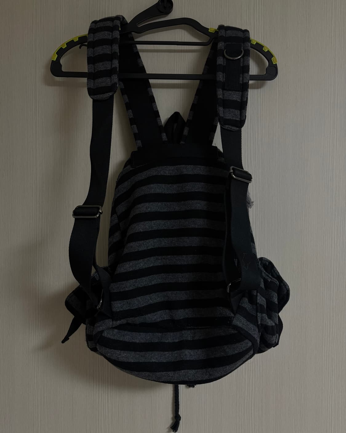 탠스댄스 백팩 wool stripe backpack black  상품이미지3