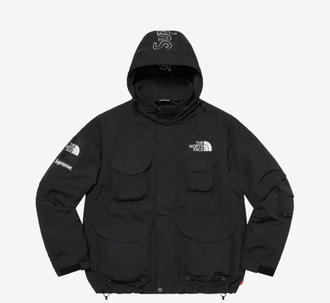 [M]슈프림 x 노스페이스 트레킹 컨버터블 자켓 블랙 - 22SS 상품이미지1