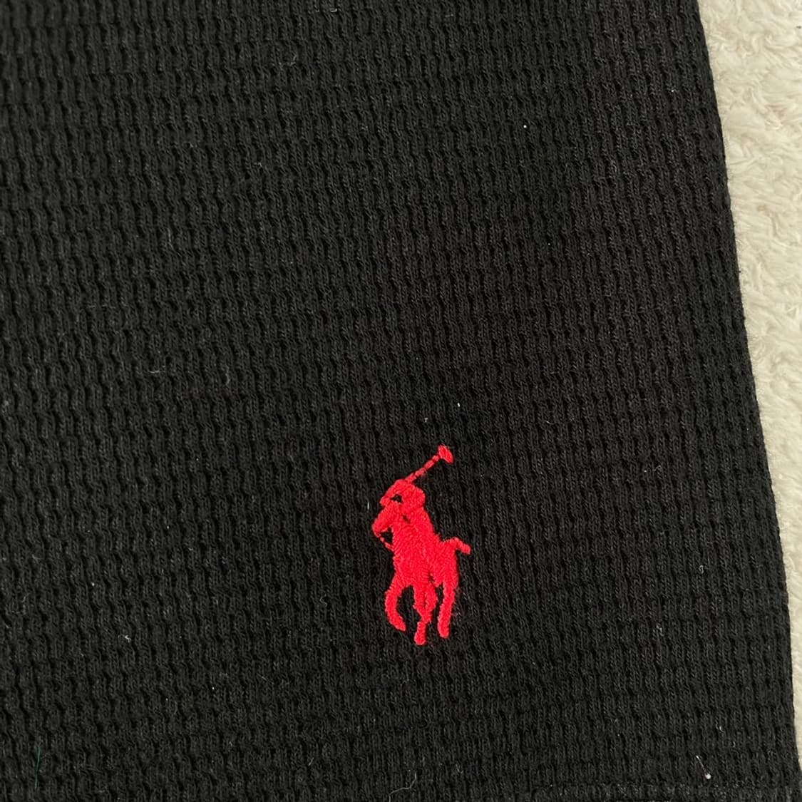 L 폴로 롱슬리브 니트 블랙 상품이미지6