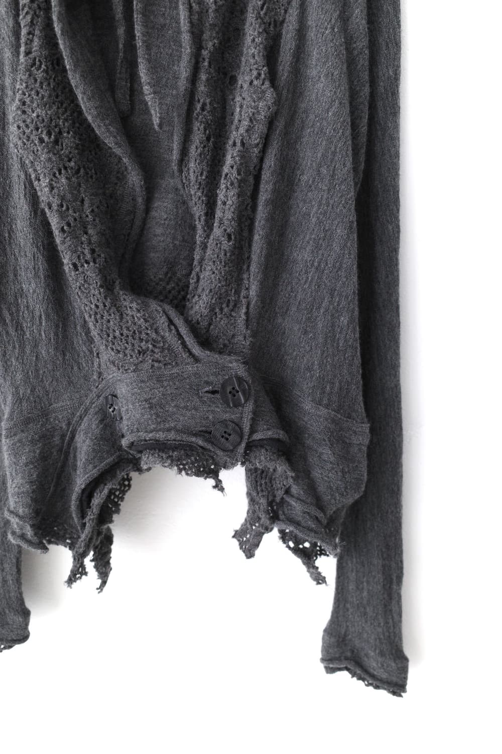 EIKO KONDO) grunge hood knit cardigun  상품이미지4