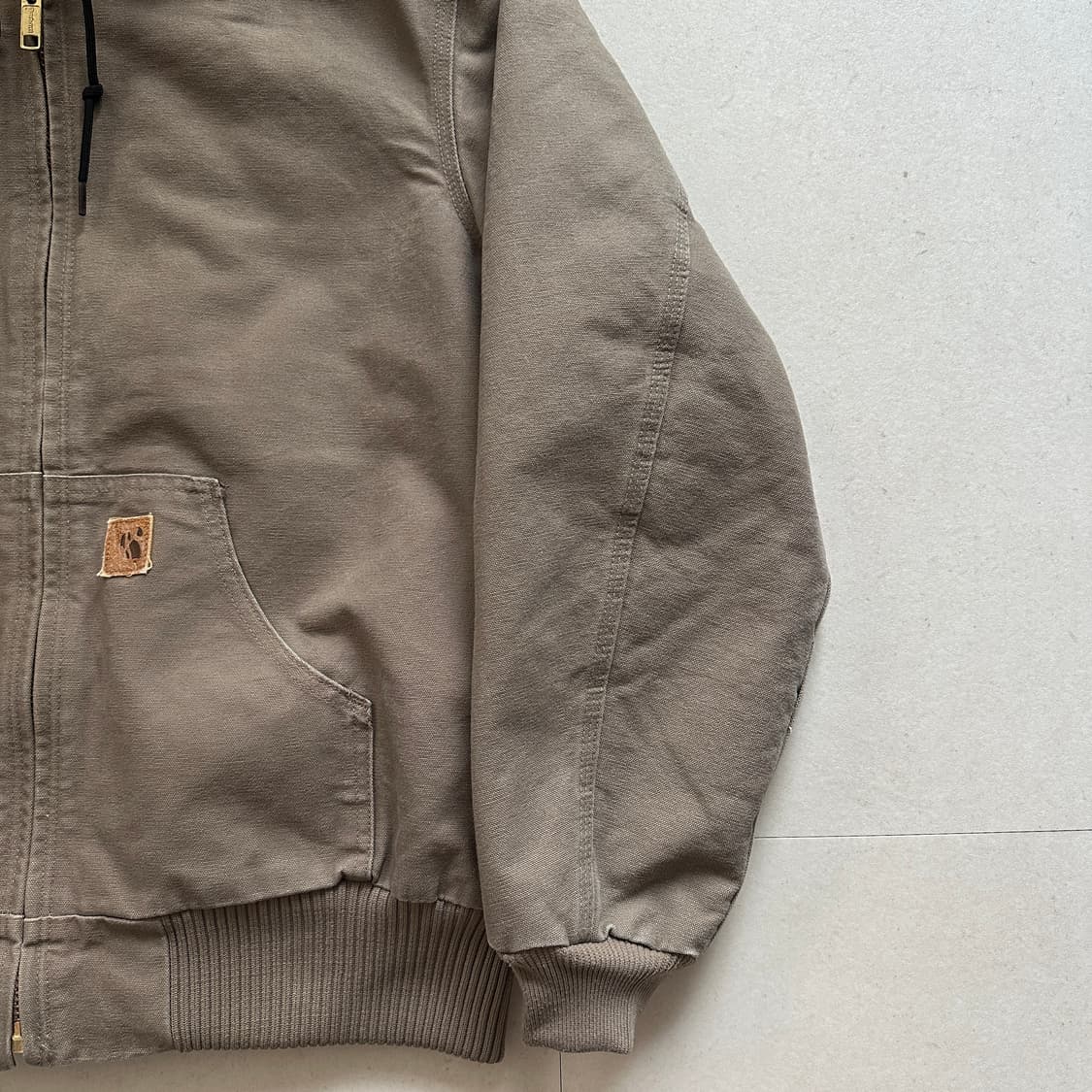 칼하트 J130 MUS  덕 액티브 자켓 머쉬룸 상품이미지3