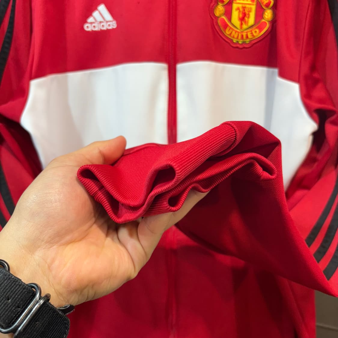 [L] ADIDAS 아디다스 맨체스터 유나이티드 트랙탑 져지 상품이미지6