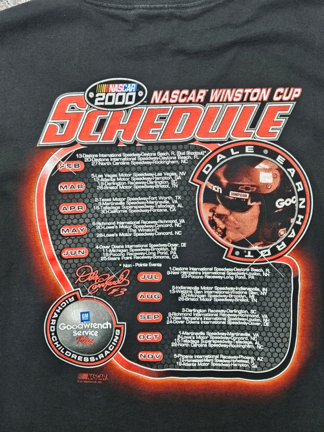 00's 체이스어센틱 나스카 레이싱 반팔 티셔츠 ( L ) / 11787 상품이미지10