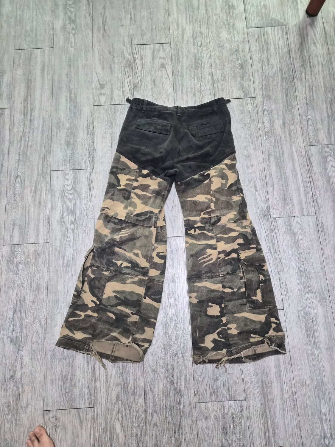 Two-Tiered Cargo Pants-Double 상품이미지4