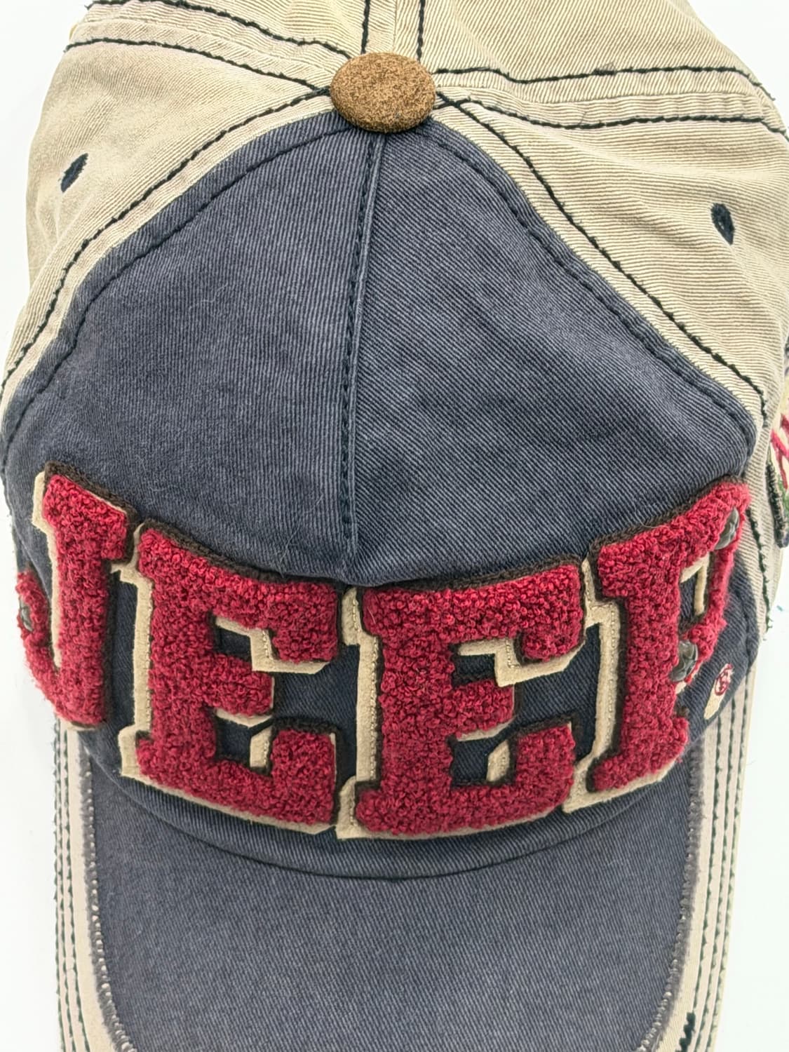 Jeep 데님 로고 볼캡 상품이미지2