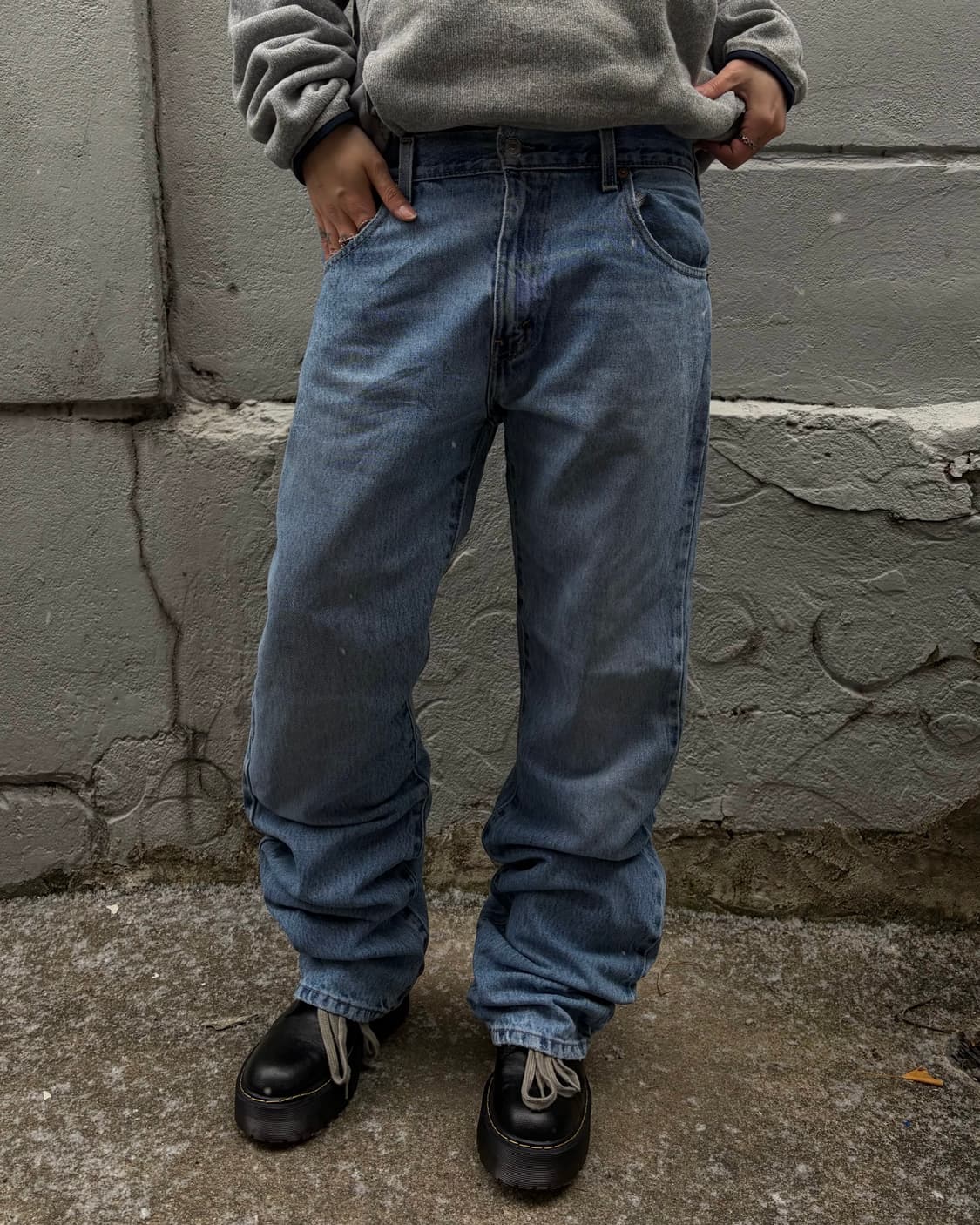 00s LEVIS 517 denim boots cut pants 상품이미지5
