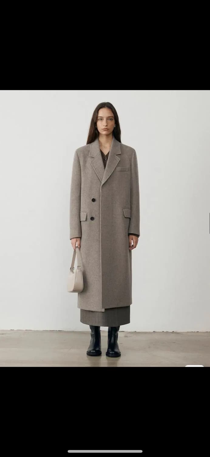 던스트 HIDDEN 2 BUTTON MERINO WOOL COAT 코트 상품이미지1