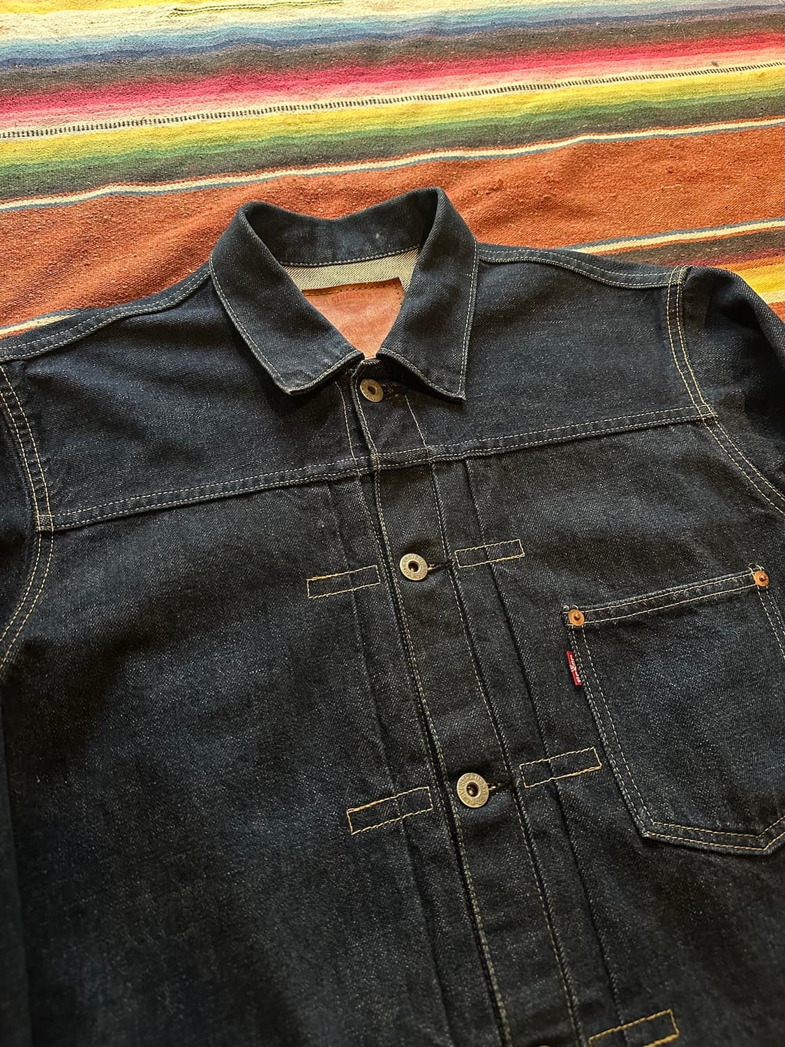 90s LVC 빈티지 리바이스 S506XX 1세대 데님 자켓 상품이미지3