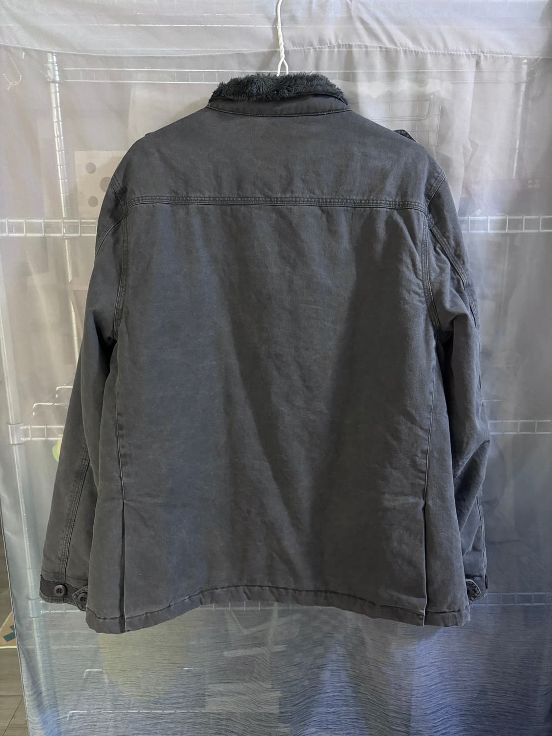 어스지구 PIGMENT WARM FIELD JACKET-CHARCOAL 상품이미지4