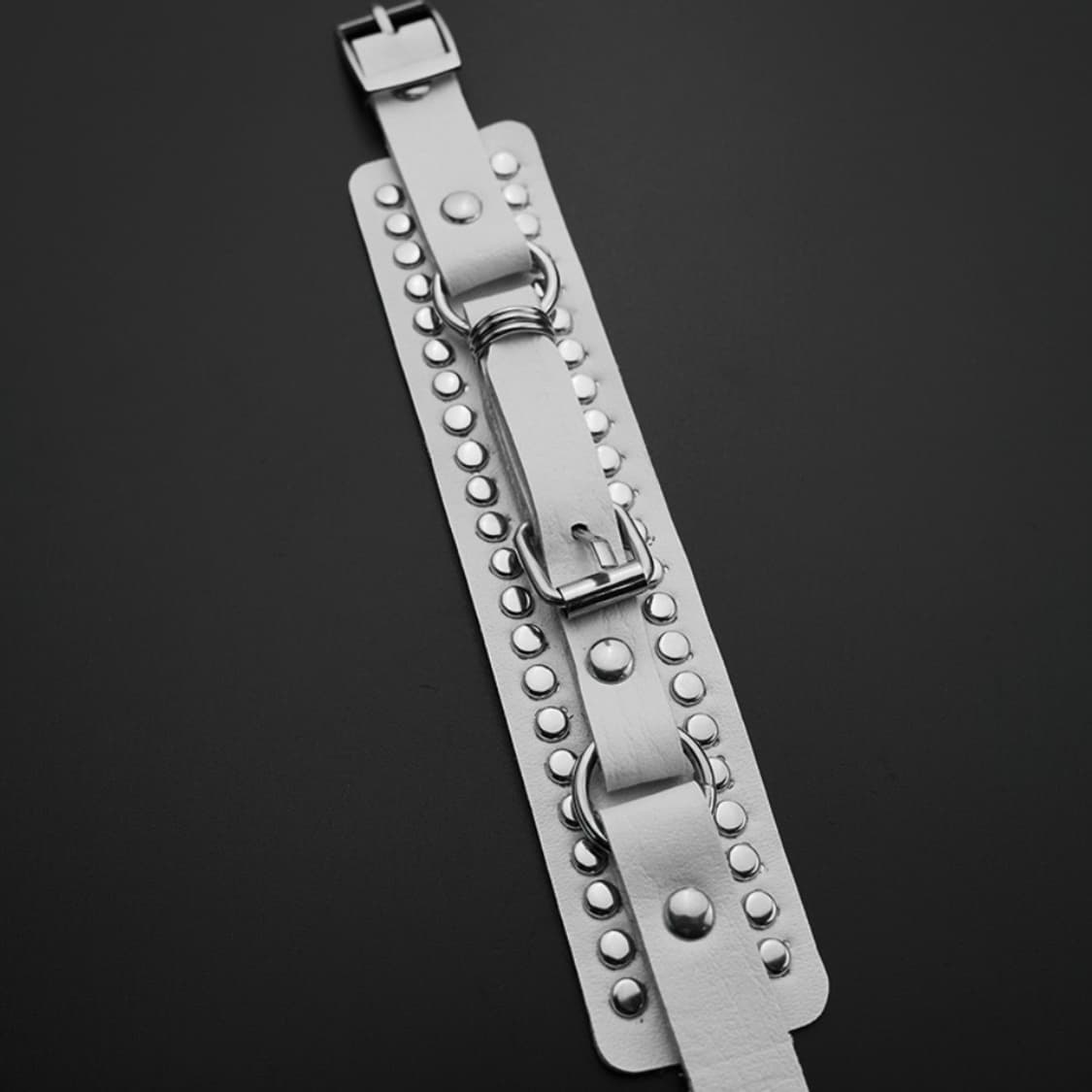 펑크 스터드 벨트 포인트 레더팔찌 상품이미지3