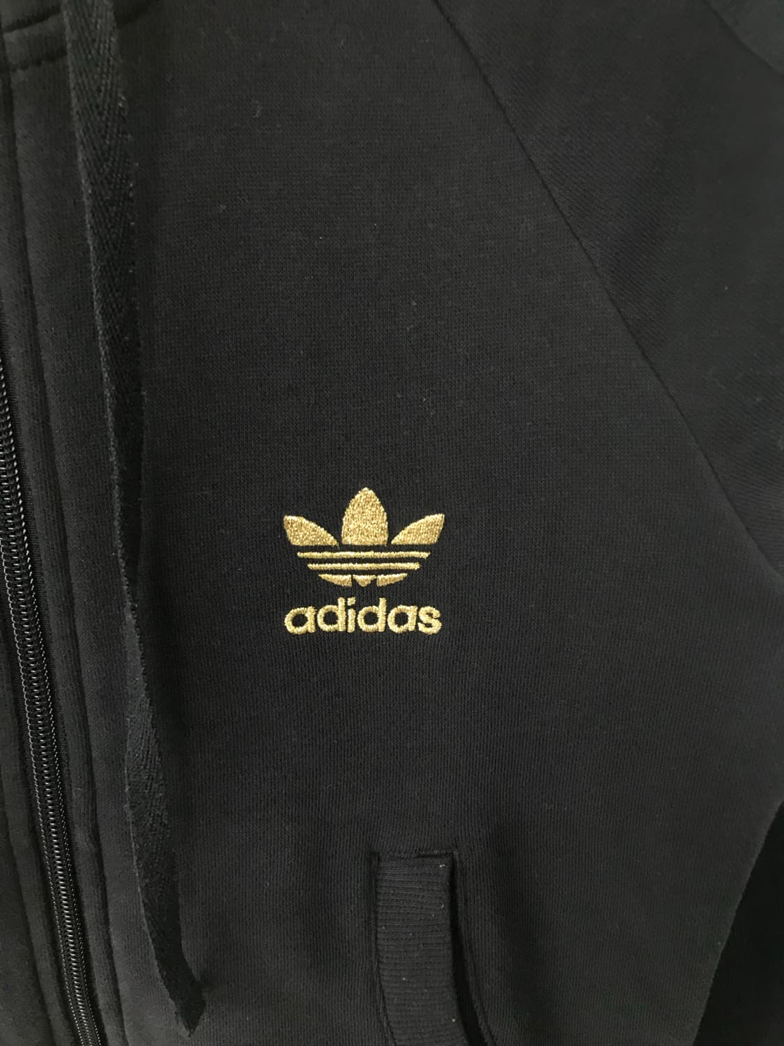 아디다스 파이어버드 백로고 블랙 후드집업 상품이미지5