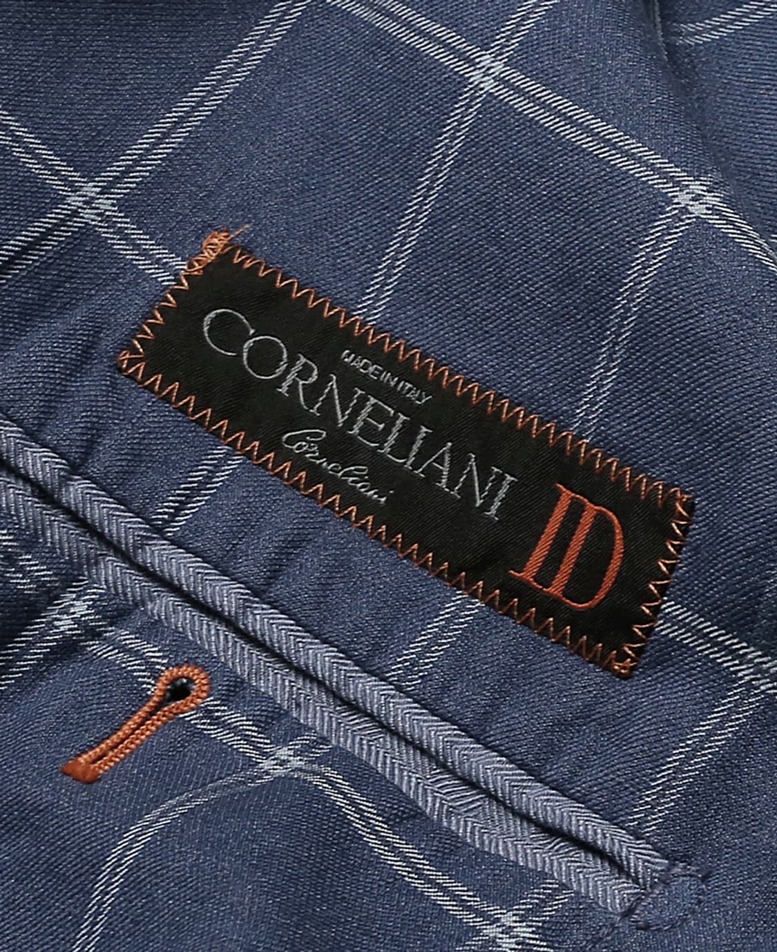꼬르넬리아니 [Corneliani] 린넨 울 실크 이태리 체크 자켓 상품이미지5