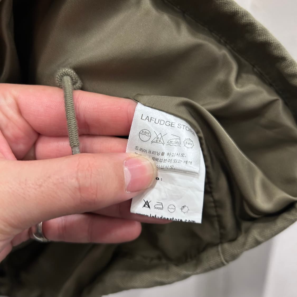 라퍼지스토어 차이나카라 크롭 루즈핏 야상 재킷 상품이미지4