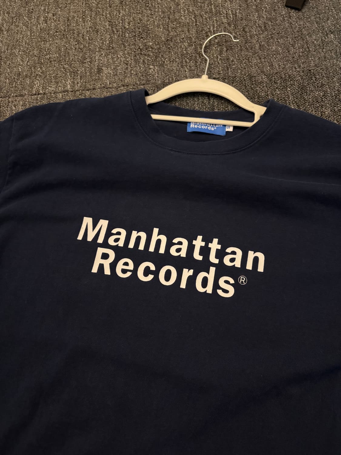 Manhattan records 티셔츠 네이비 s 상품이미지1