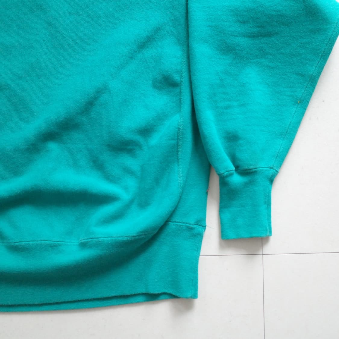 챔피온 리버스위브 90s USA제 맨투맨 에메랄드 L 상품이미지8