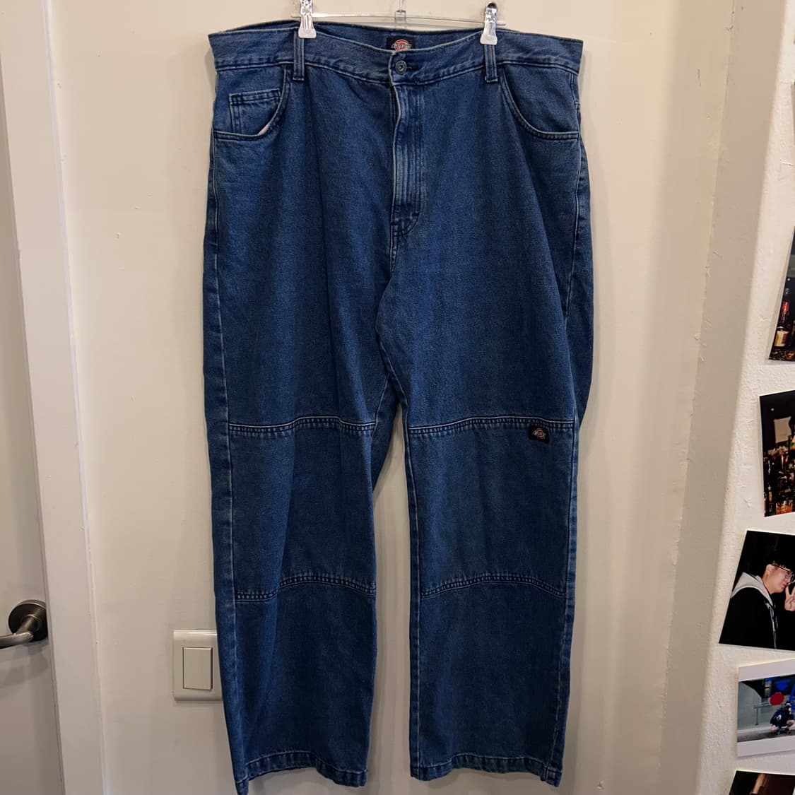 디키즈 워크웨어 더블니 와이드핏 데님팬츠 상품이미지2