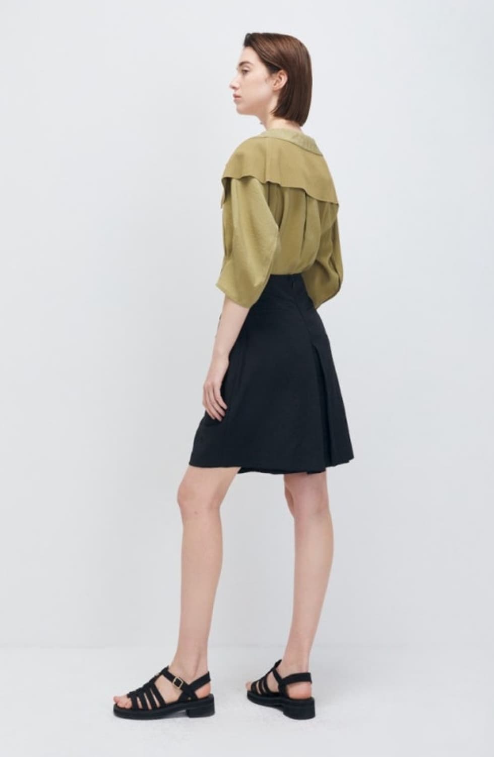 시스템 린넨블렌드 쇼츠 팬츠 55사이즈 상품이미지2