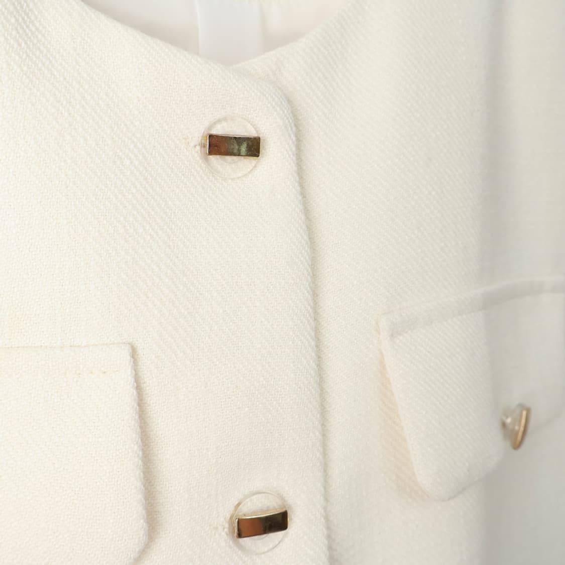 55/에잇세컨즈 아이보리 라운드넥 재킷 상품이미지5