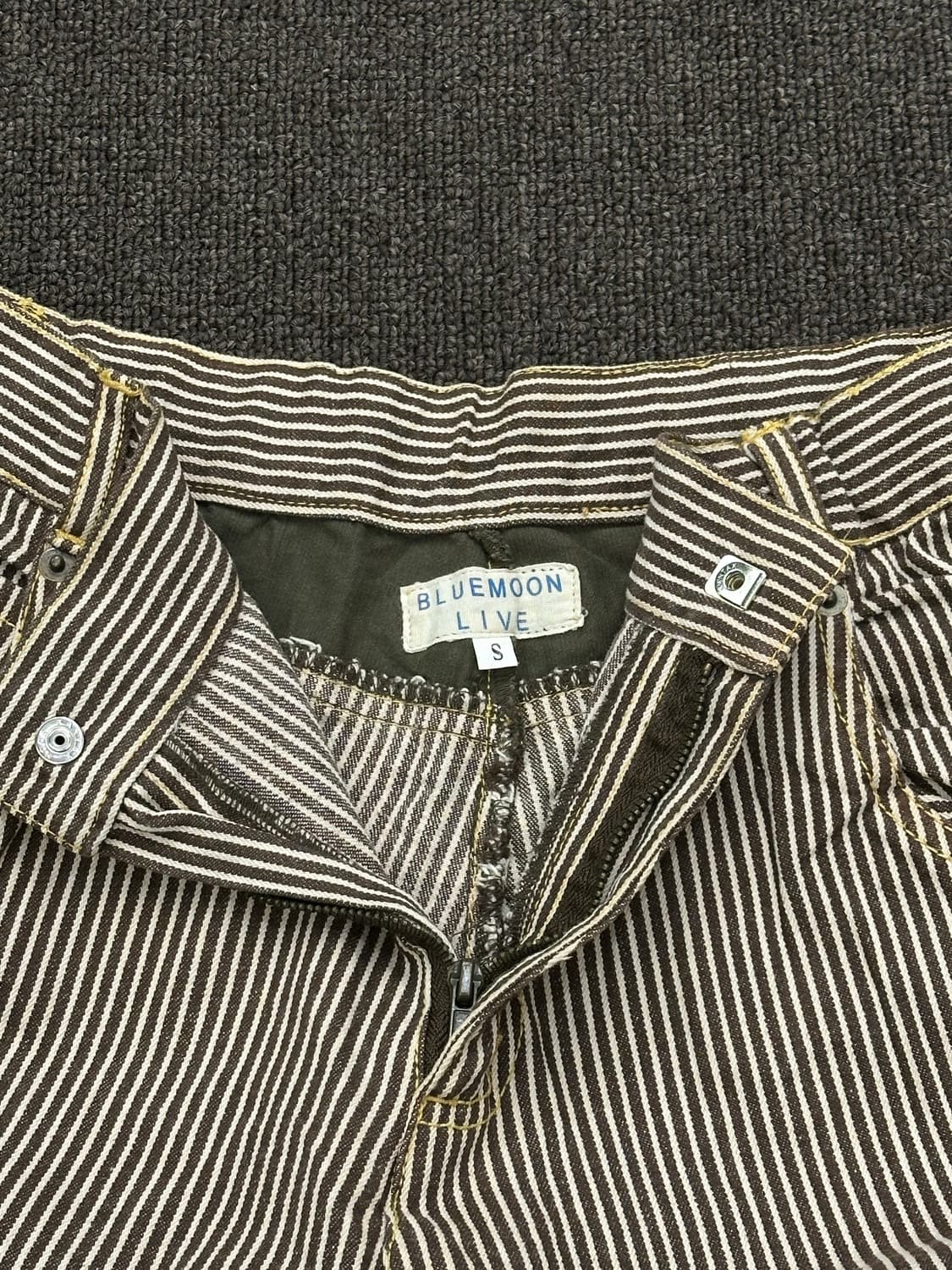 S)BLUEMOON LIVE 빈티지 스트라이프 팬츠 상품이미지4