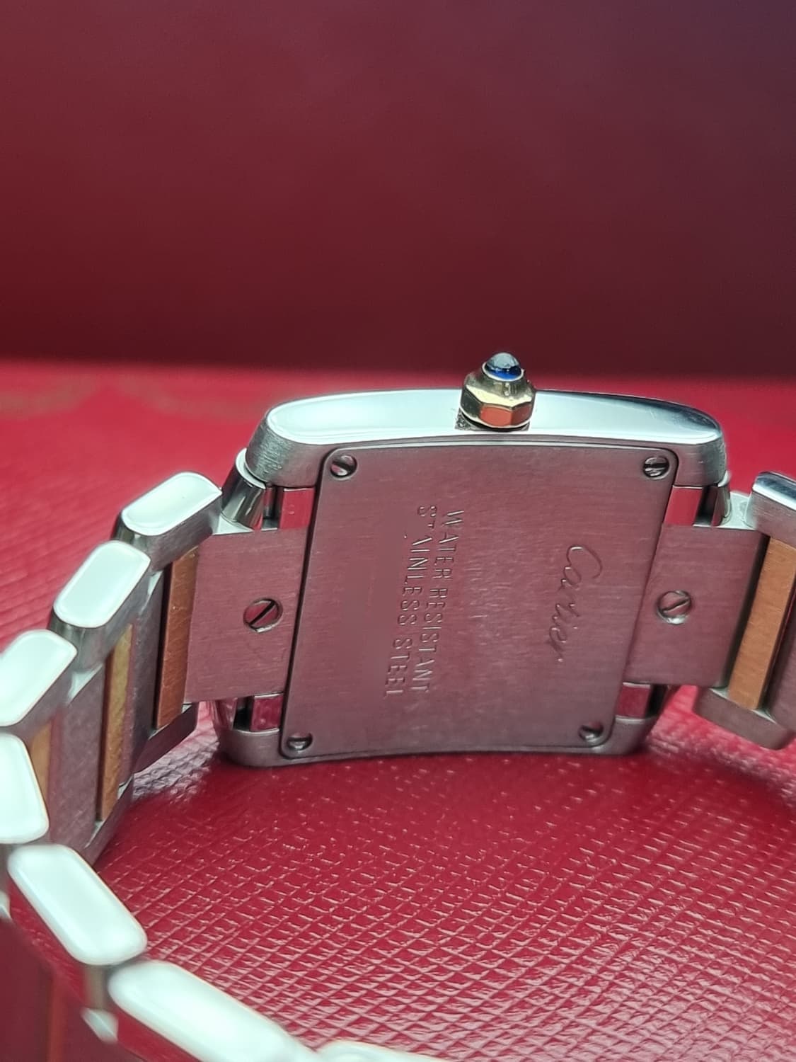 [까르띠에 정품보증서] 탱크 프랑세즈 18K 콤비 S 쿼츠 여성시계 07 상품이미지3