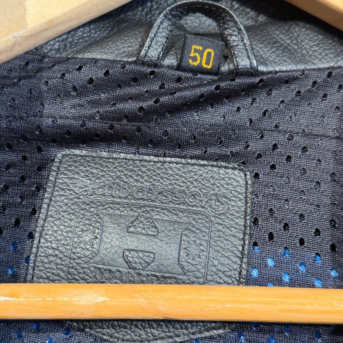 스웨덴 할바슨 헤비 카우레더 라이딩 자켓 L 소가죽 상품이미지4