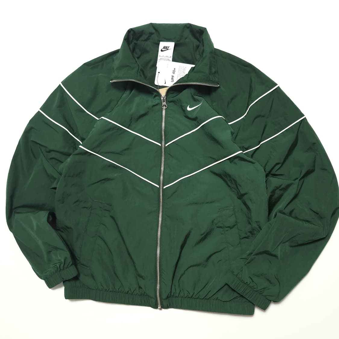 나이키 우먼 루즈 UV 윈드러너 우븐 바람막이 자켓 그린 상품이미지2
