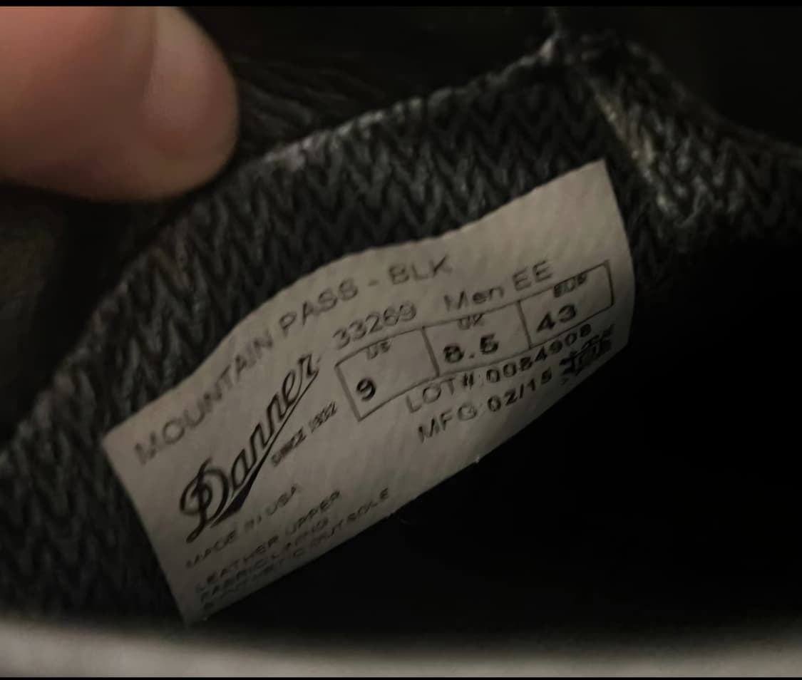 대너 danner 마운틴 패스 mountain pass 블랙 270 상품이미지6