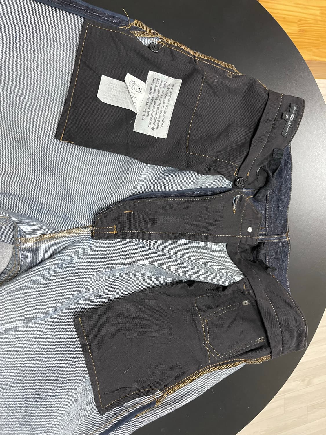 엔지니어드 가먼츠 콘밀원단 데님 셋업 상품이미지8