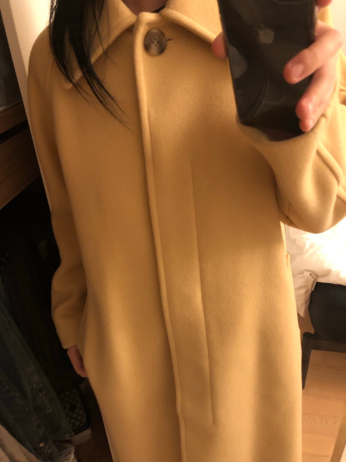 미쏘 버터 롱코트 (s size) 상품이미지9