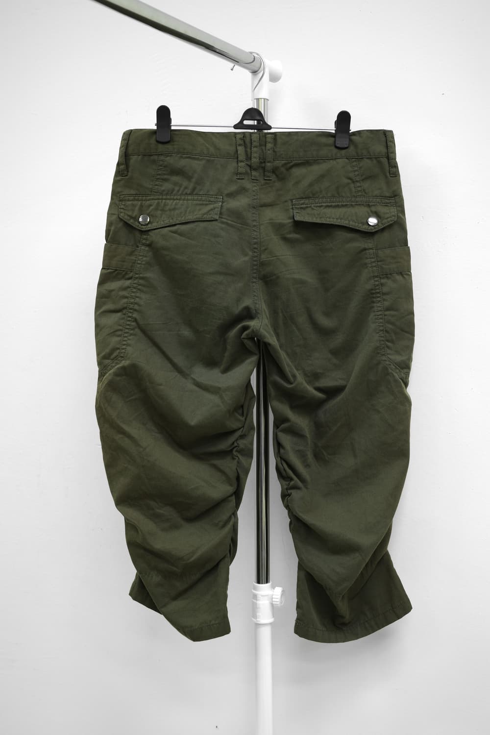 빈티지 카키 카고 카프리팬츠 상품이미지8