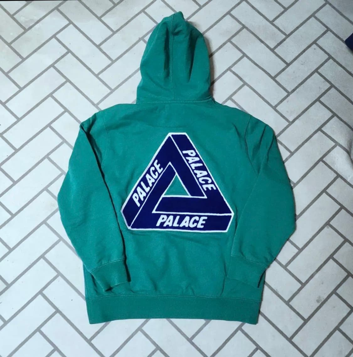 [XL] PALACE 팔라스 트라이셔닐 후드 그린 상품이미지1