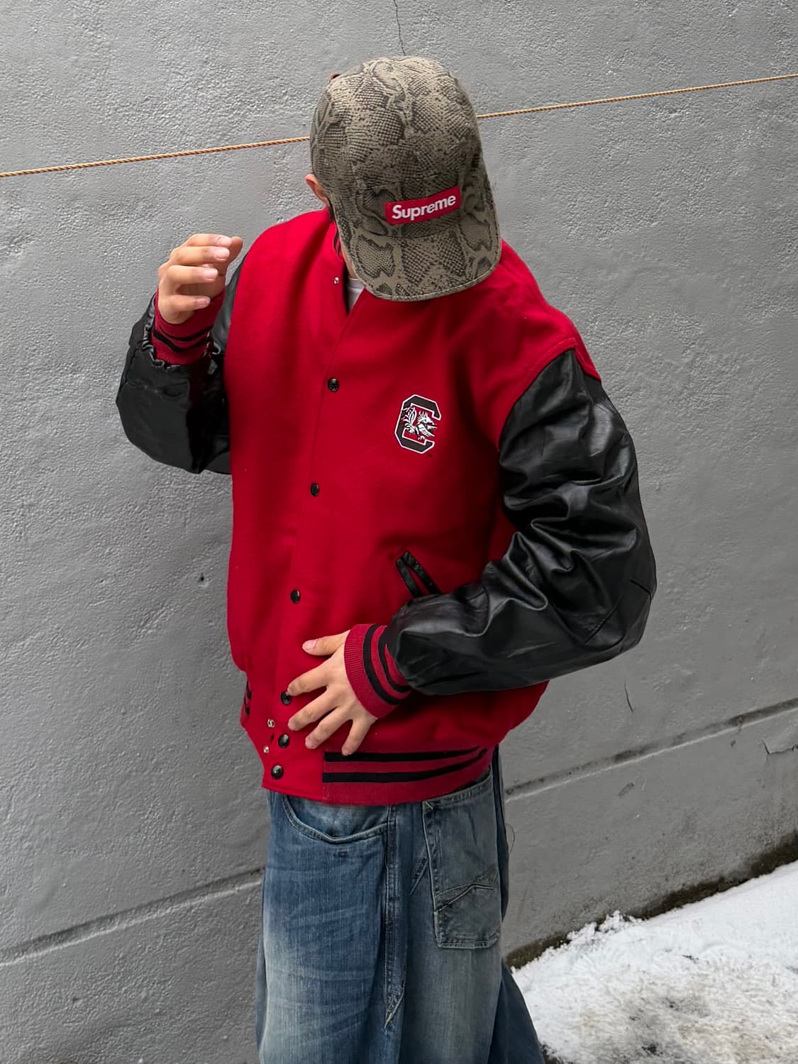 빈티지 바시티 자켓 상품이미지2