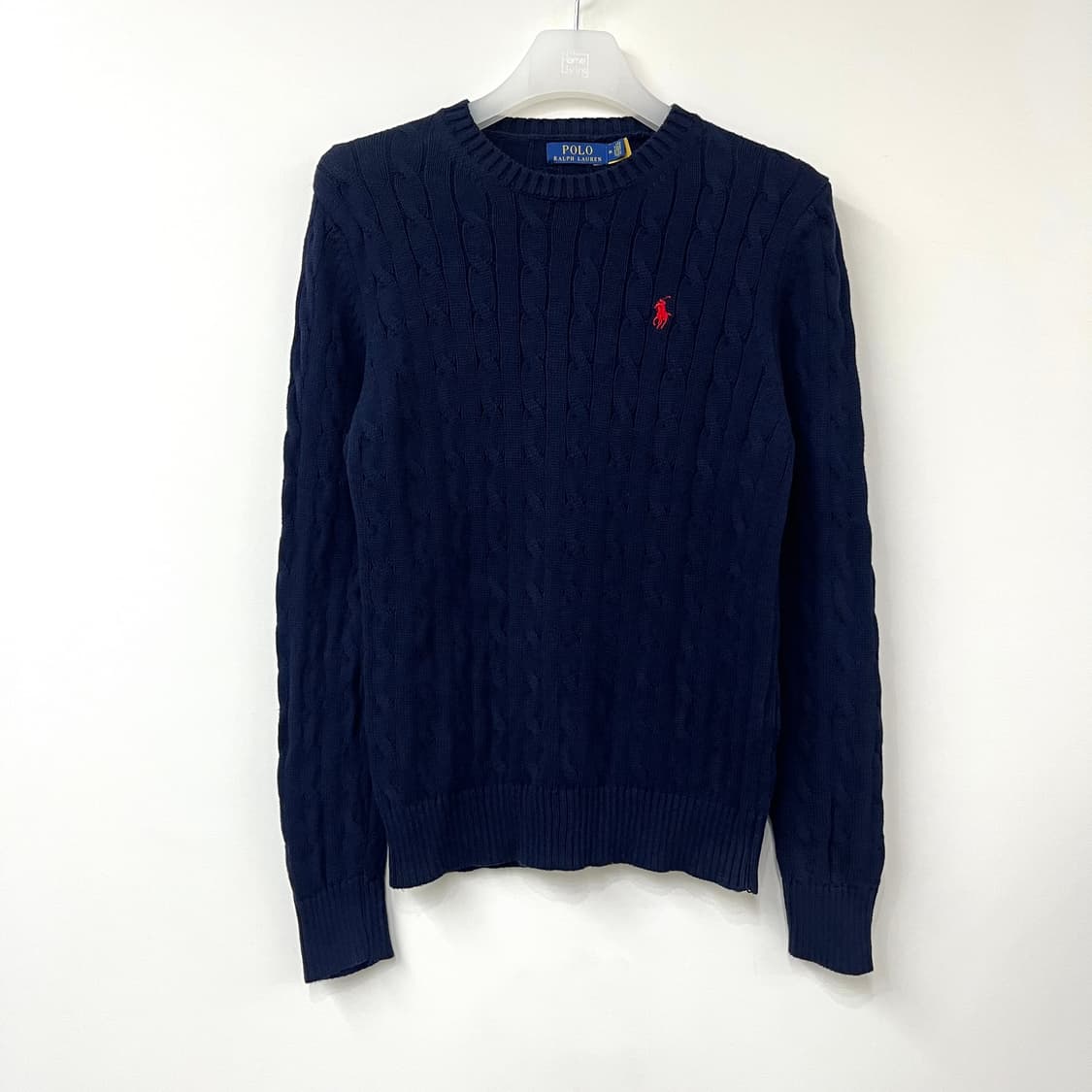 폴로 랄프로렌 신형 네이비 케이블 니트 상품이미지2