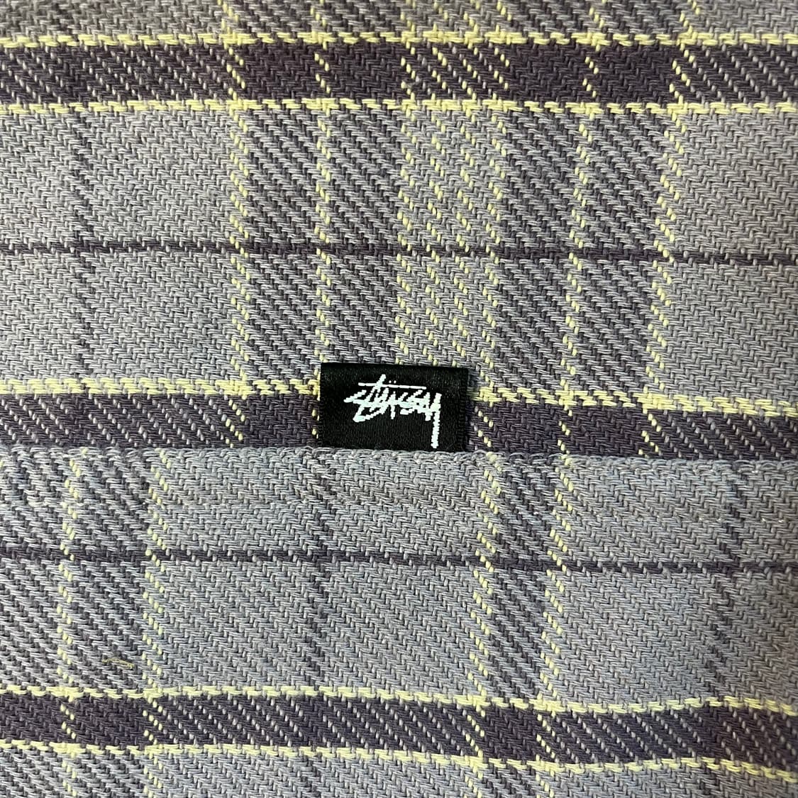 L)스투시 플레이드 셔츠 라벤더 상품이미지4