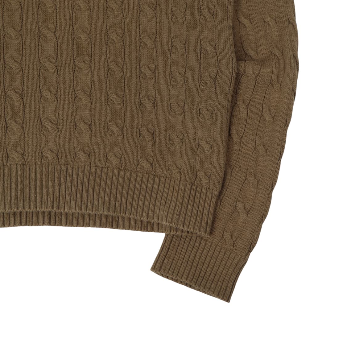 폴로 랄프로렌 카키브라운 케이블 니트 상품이미지7