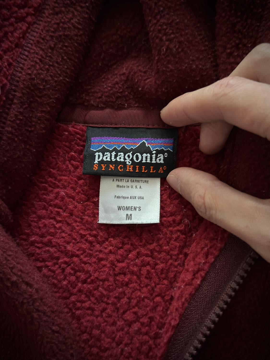 00s USA 파타고니아 신칠라 플리스 후드집업 상품이미지9