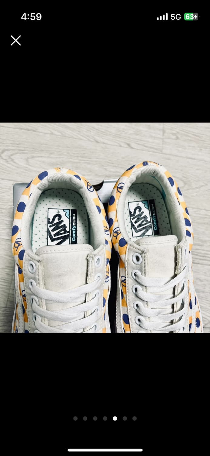 [VANS] 컴피쿠시 올드스쿨 LX 오프화이트 블루도트 / 270 상품이미지5