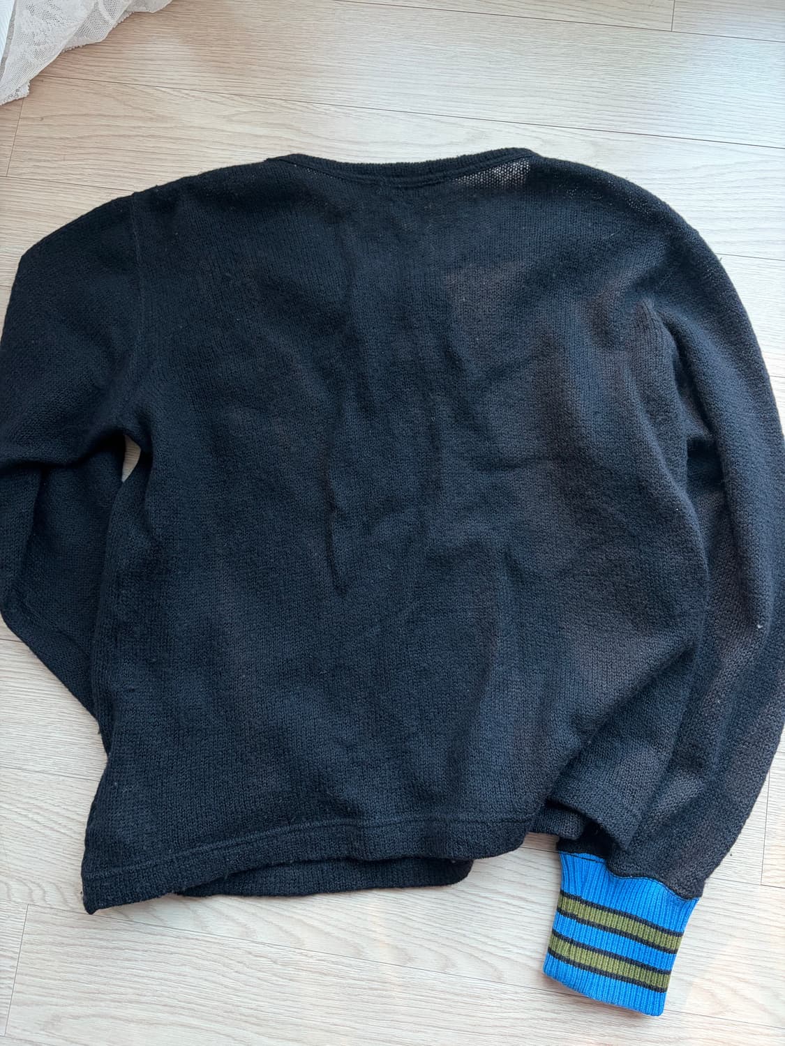 Homme Plus wool docking knit 상품이미지4