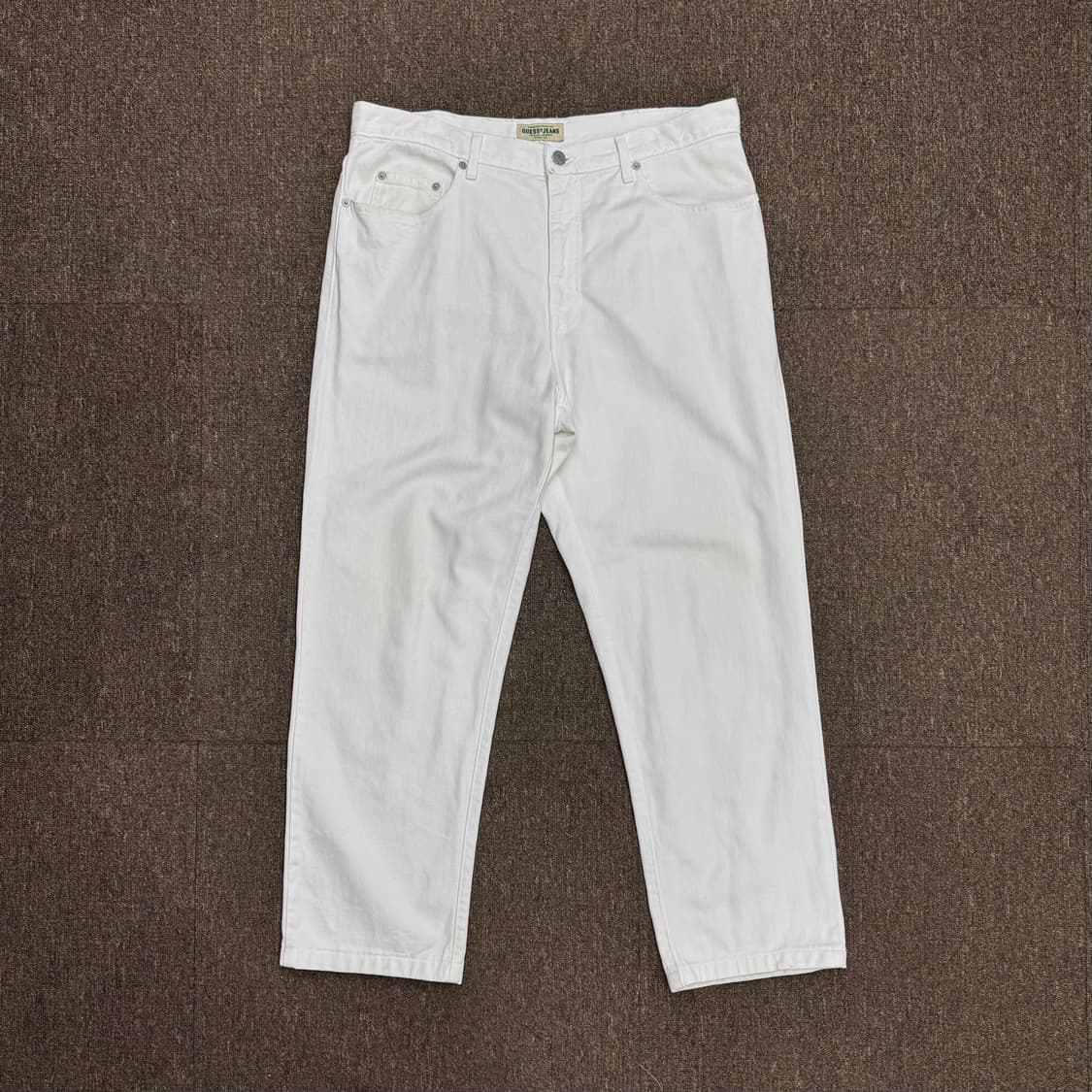 80s 게스 화이트 데님 made in USA (34)   상품이미지1