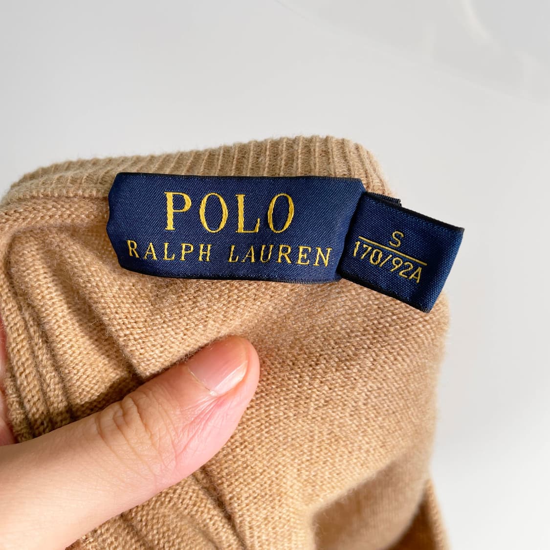 A2 폴로랄프로렌 브이넥니트 S(93-95)사이즈 상품이미지4