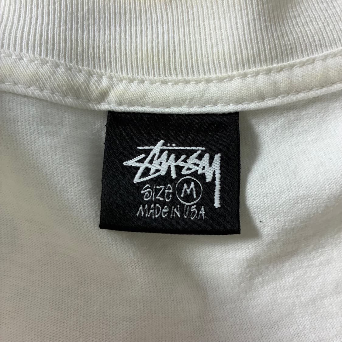 Stussy  스투시 폴른 엔젤 피그먼트 다이드 화이트 반팔티셔츠  상품이미지6