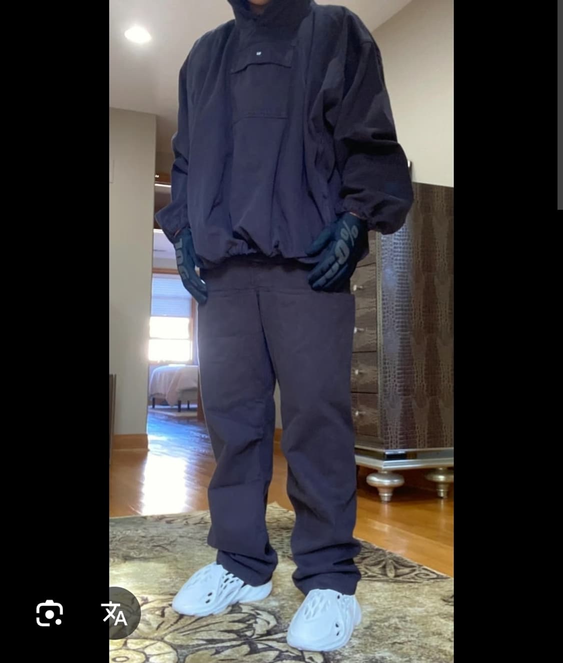 이지갭 사틴 카고 포에틱 블랙 XL(새상품) 상품이미지4