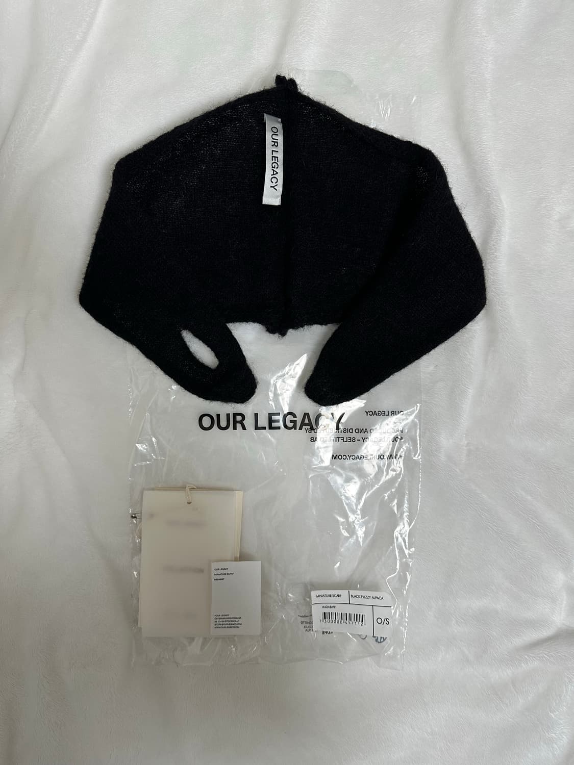 아워레가시 미니어처 스카프 블랙 상품이미지1