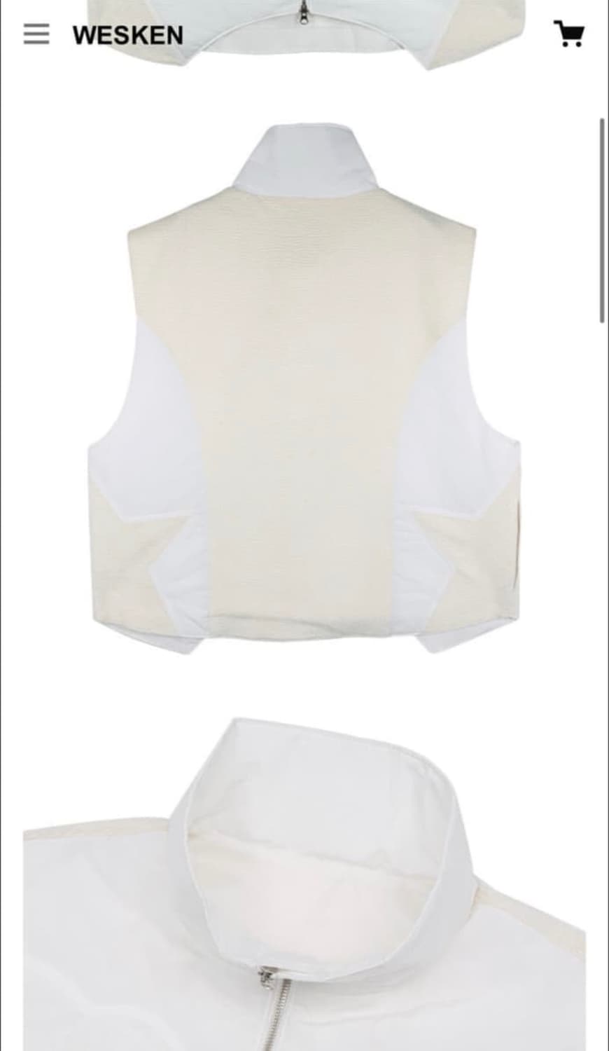 웨스켄 star side 패딩베스트 상품이미지2