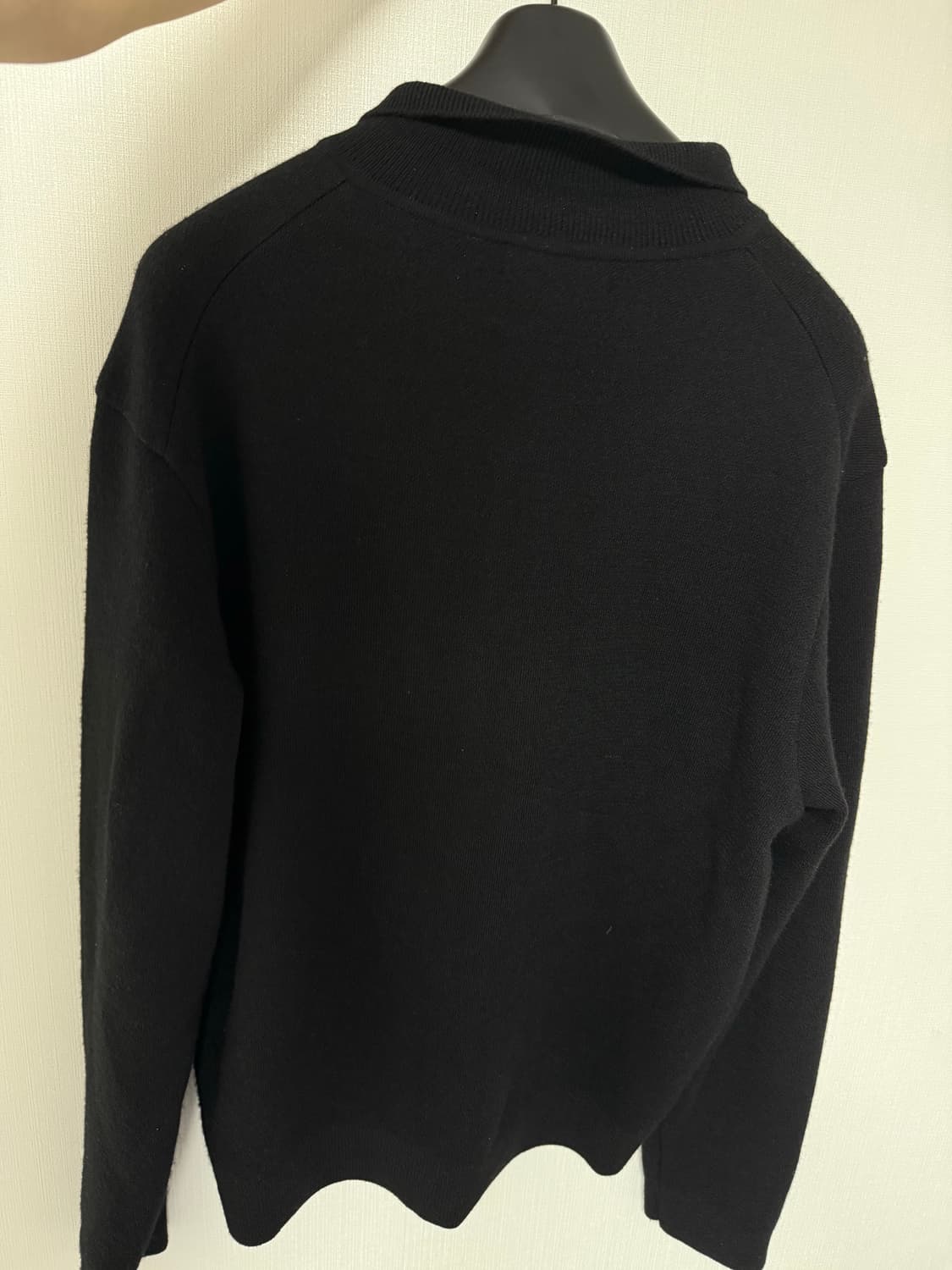 쿠어 칼라 가디건 (블랙,xl) 상품이미지3