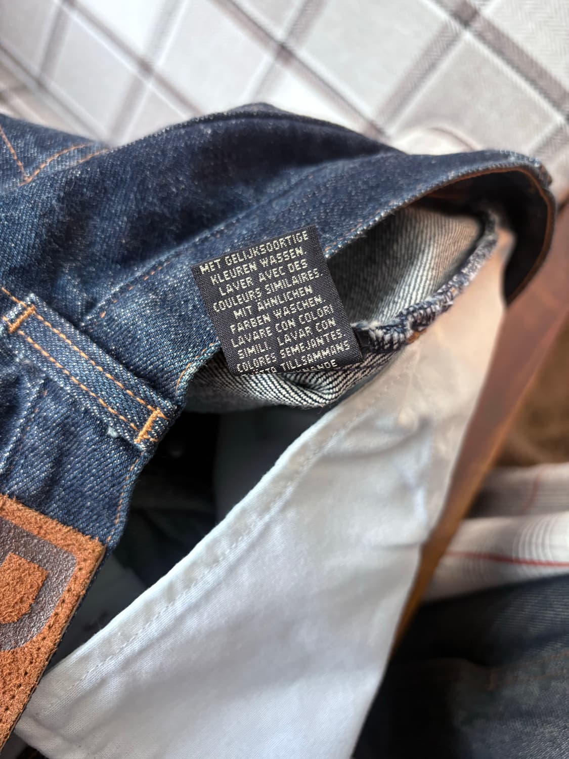 더블알엘 셀비지 데님팬츠 (made in usa) 상품이미지9